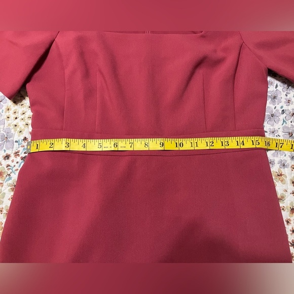 NWT!  J. Crew Square-Neck Sheath Dress in color Faded Spice - Picture 7 of 12